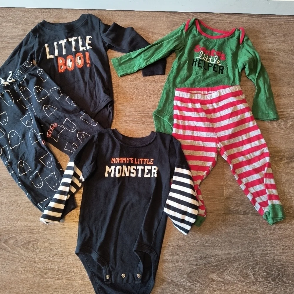 Boys Huge Lot of 47 size 18 Months Clothing, Shorts, Tshirts, Sweaters EUC